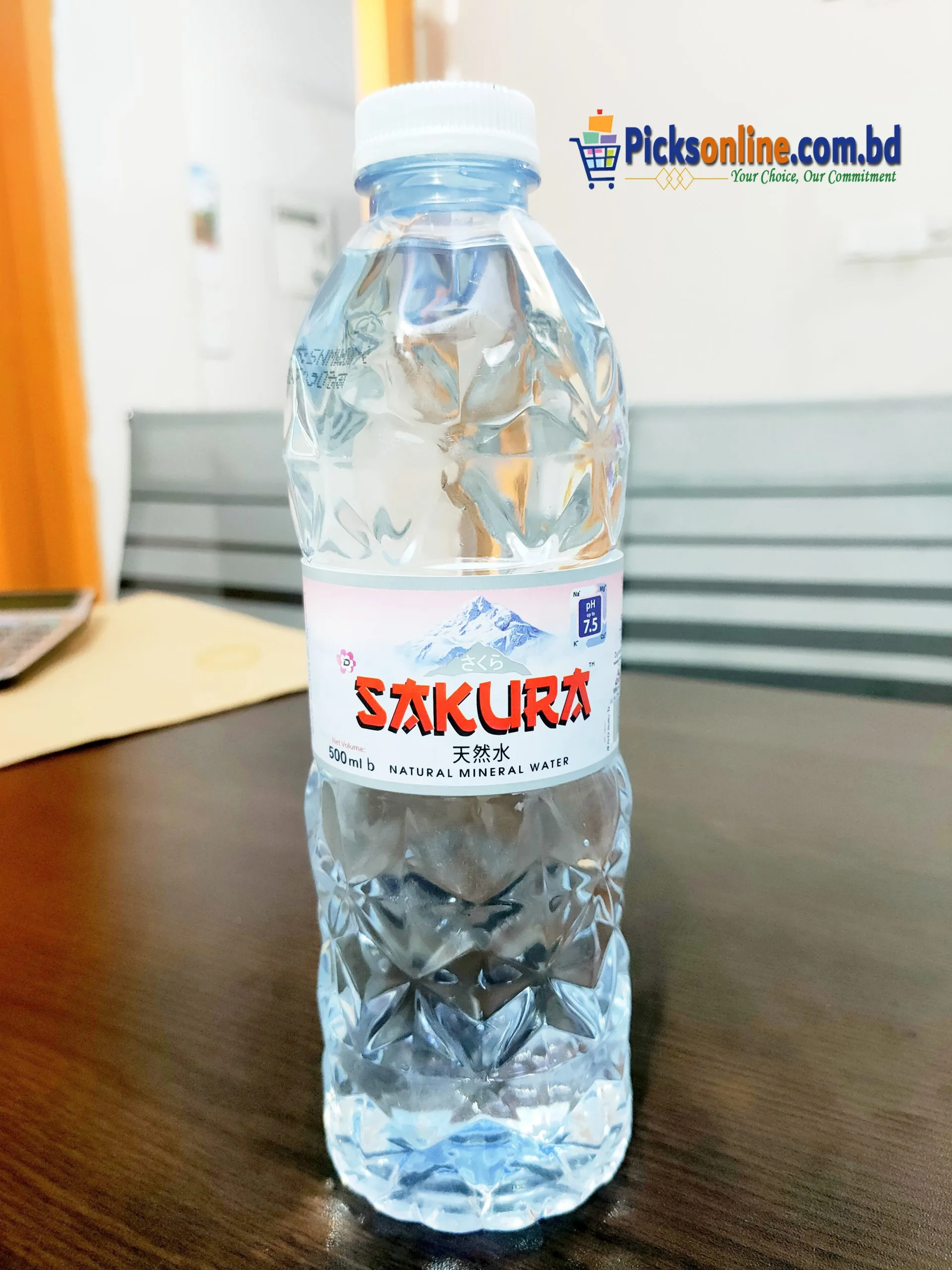 SAKURA NATURAL MINERAL WATER [500ML*24PCS] 1 CTN - Image 2